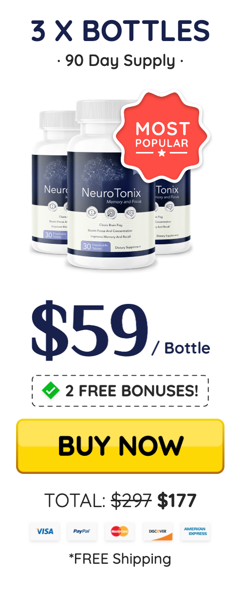 NeuroTonix - 3 Bottles
